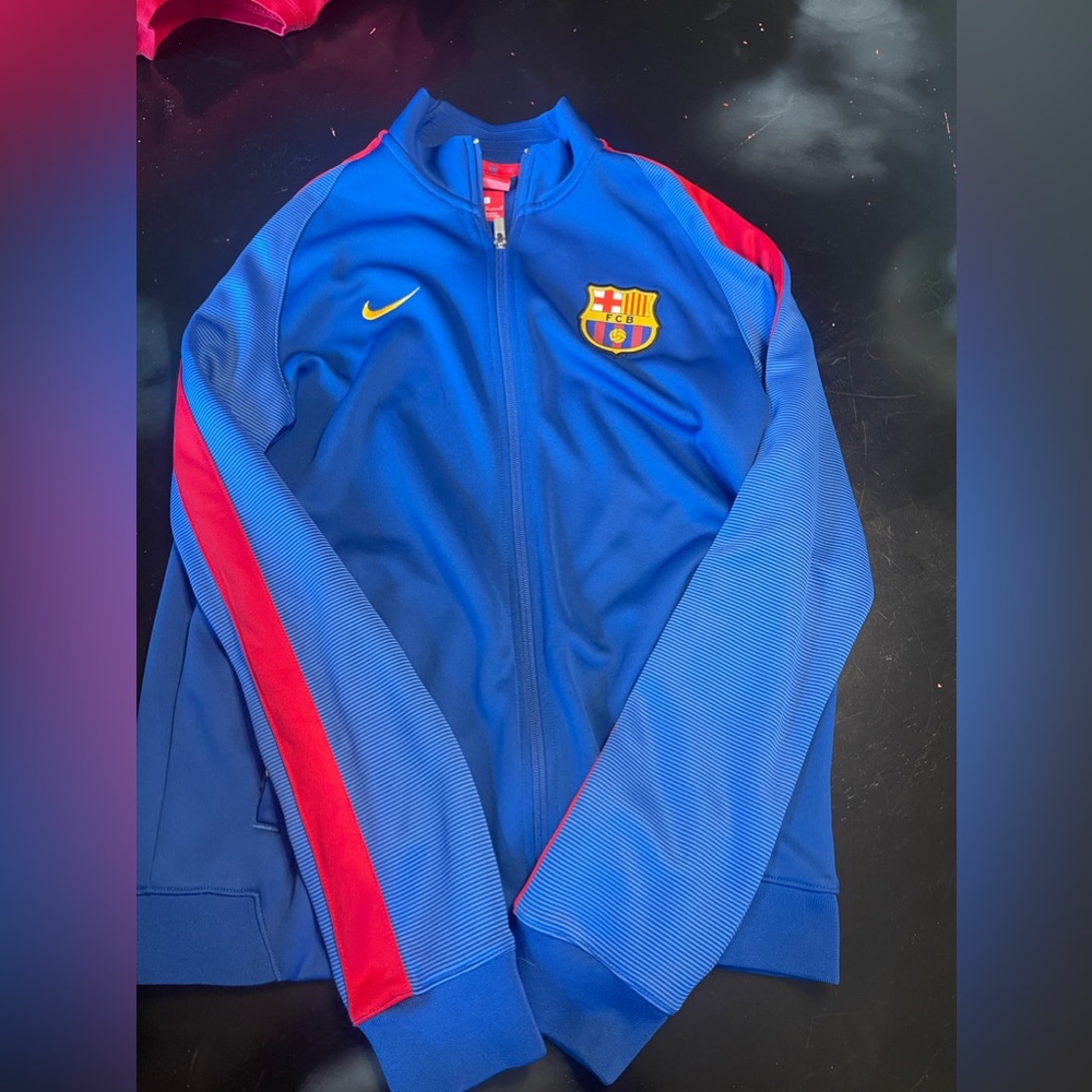 Mens Large Barcelona Nike Jacket!